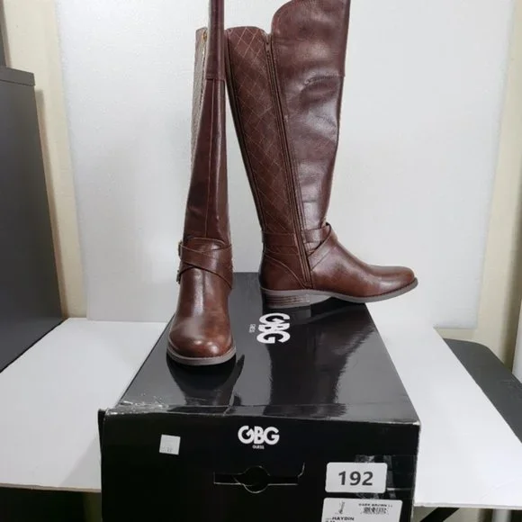 GBG Guess Haidyn Dark Brown Women Boots Size-7-M  COD/192 - Picture 3 of 8